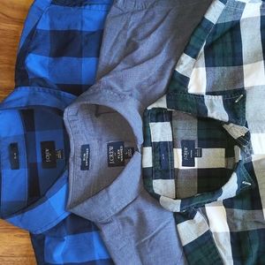 3 J Crew slim fit buttons up